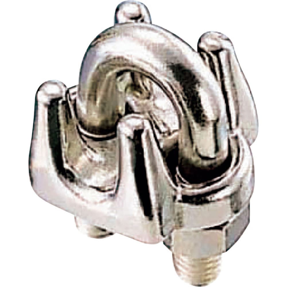 水本 ステンレス ワイヤークリップSUS316 使用ロープ径9mm A-2473_