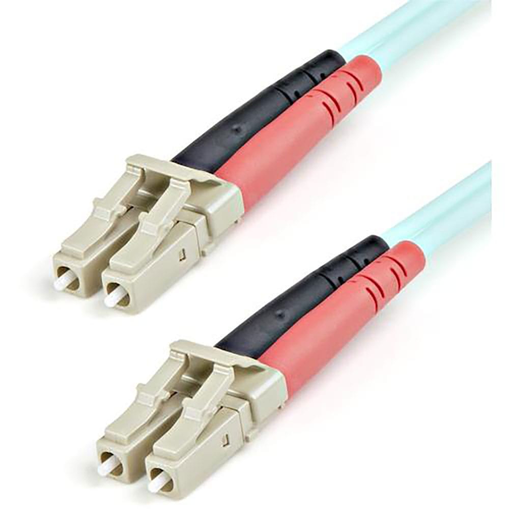 ＳｔａｒＴｅｃｈ　光ファイバーケーブル／１ｍ／ＯＭ３準拠／５０／１２５／ＬＣ－ＬＣ／ＬＳＺＨ／アク＿