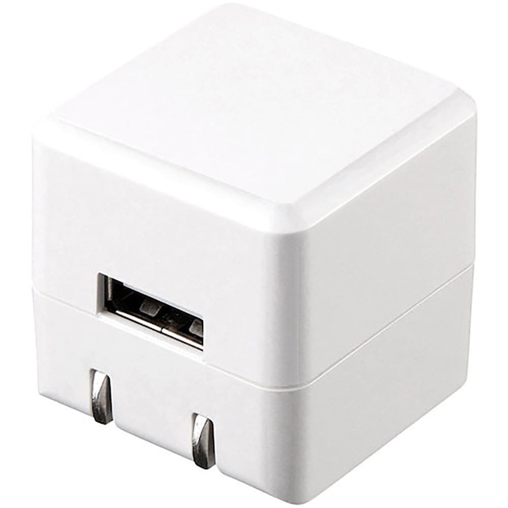 ＳＡＮＷＡ　キューブ型ＵＳＢ充電器（１Ａ・高耐久タイプ・ホワイト）　ＡＣＡ－ＩＰ７０Ｗ＿