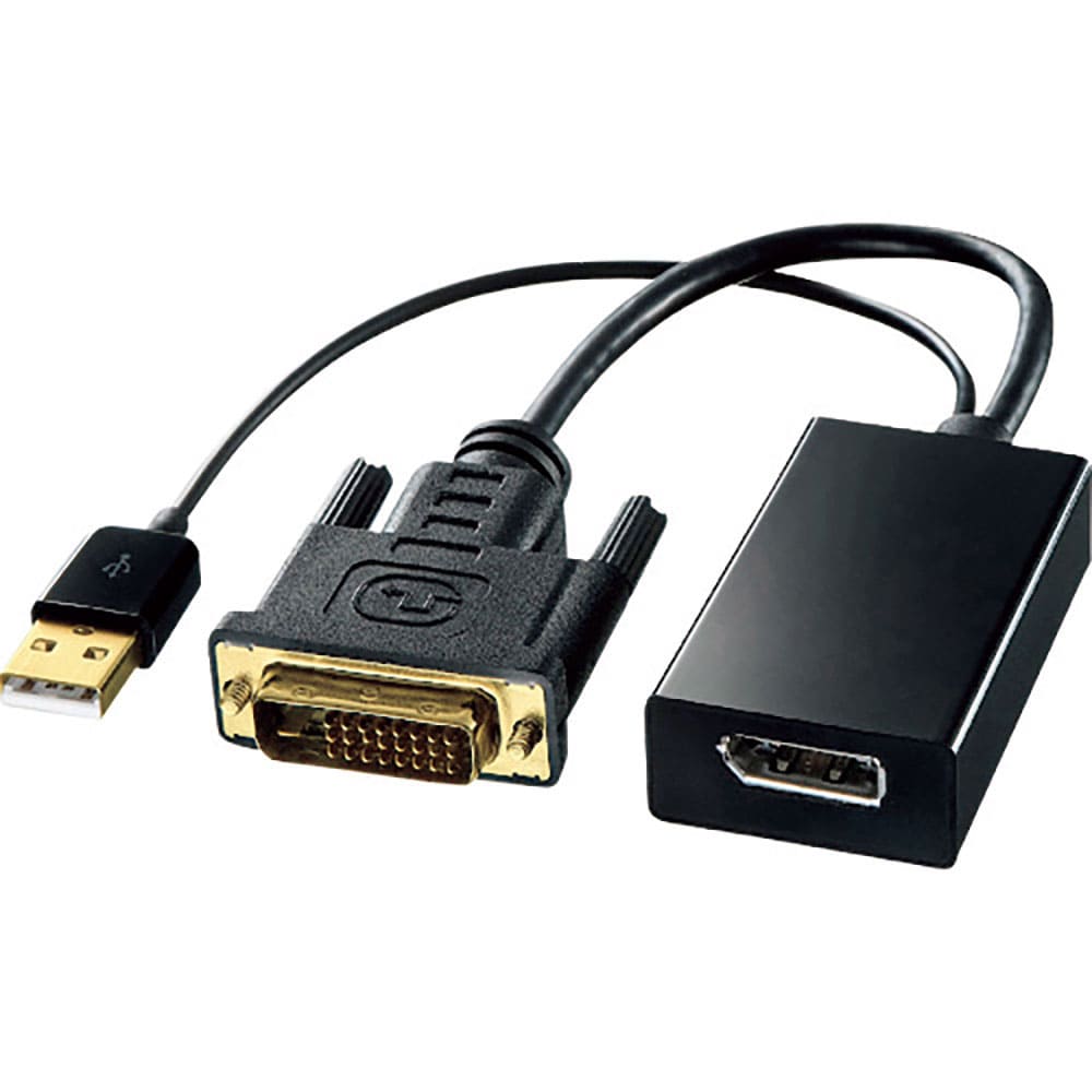 ＳＡＮＷＡ　ＤＶＩ－ＤｉｓｐｌａｙＰｏｒｔ変換アダプタ　ＡＤ－ＤＰＦＤＶ０１＿