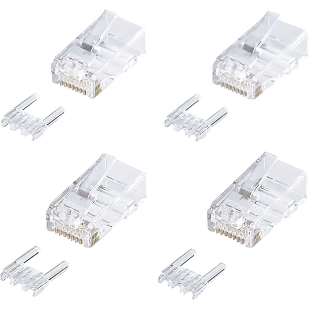 ＳＡＮＷＡ　カテゴリ６ＲＪ－４５コネクタ（単線用）　ＡＤＴ－６ＲＪ－１０Ｎ＿