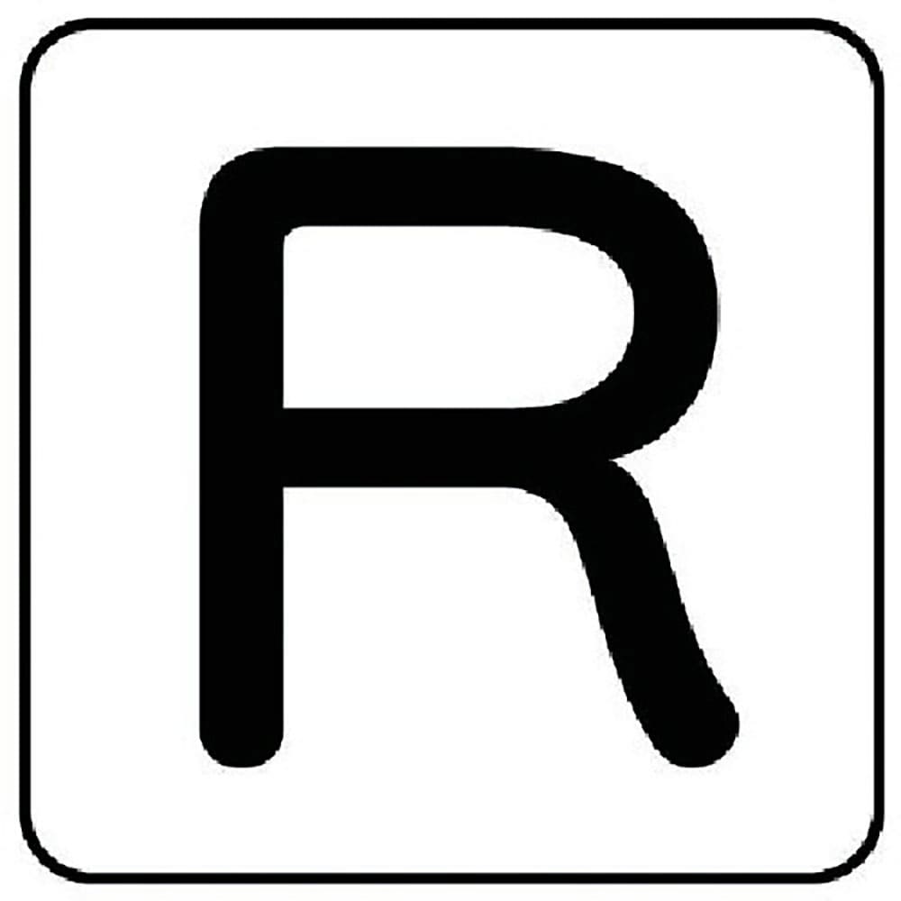 ユニット　配管ステッカー　Ｒ（極小）　アルミ　３０×３０　１０枚組　ＡＳ．２５．１８ＳＳ＿