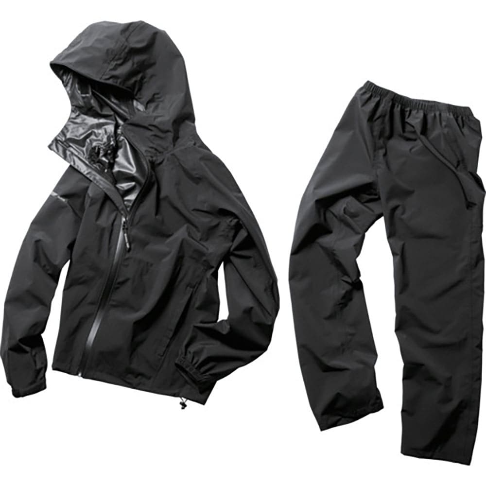 Makku フレックスフィットレインスーツ ブラック M AS51301I_