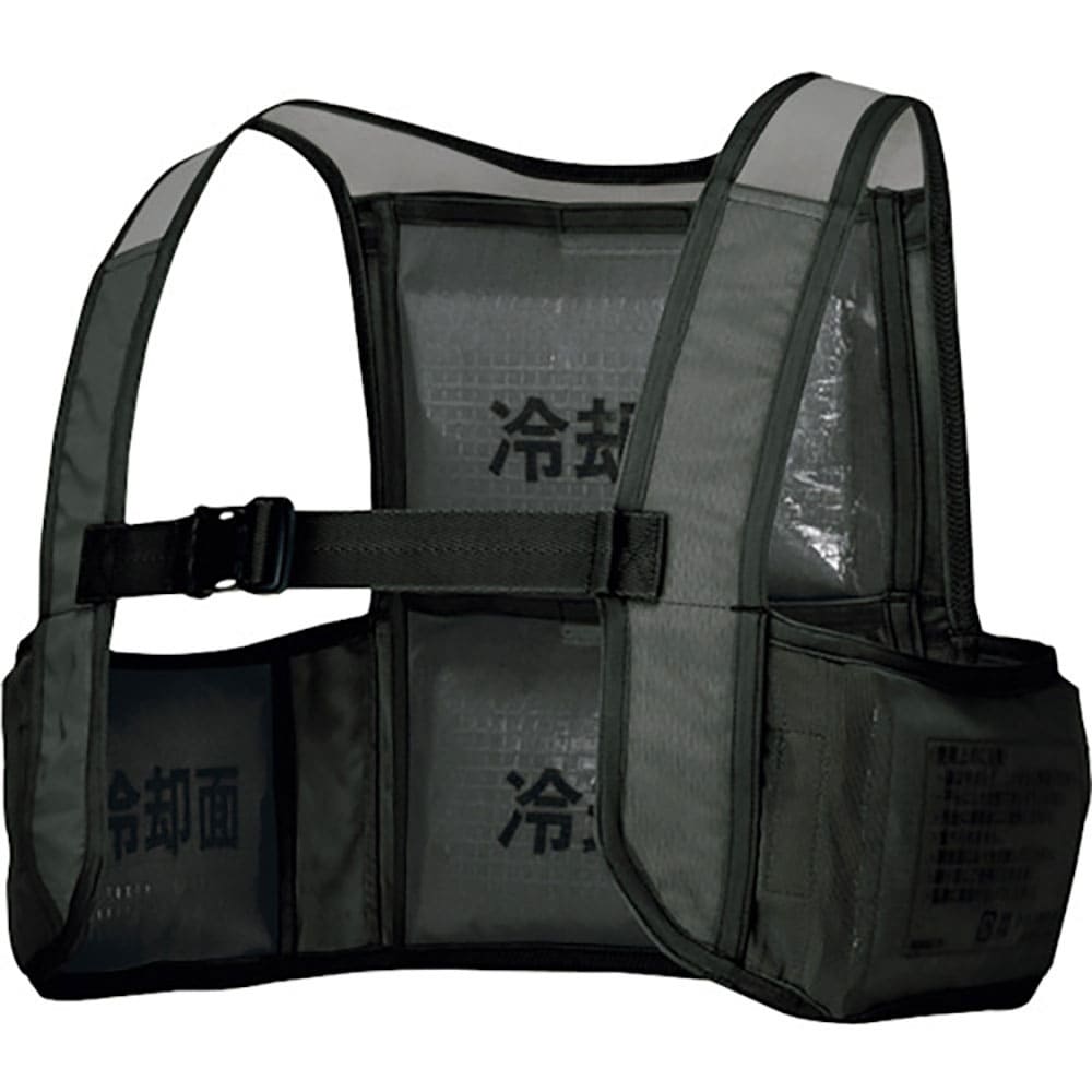 アイトス アイスベスト(アイスパック4個付) ブラック XL AZ865948-010-XL_