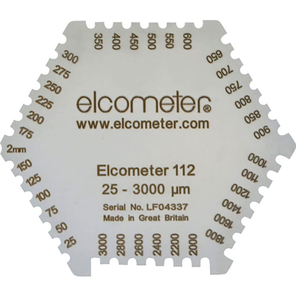 elcometer 六角形ウェットフィルム膜厚計 B112-1B_