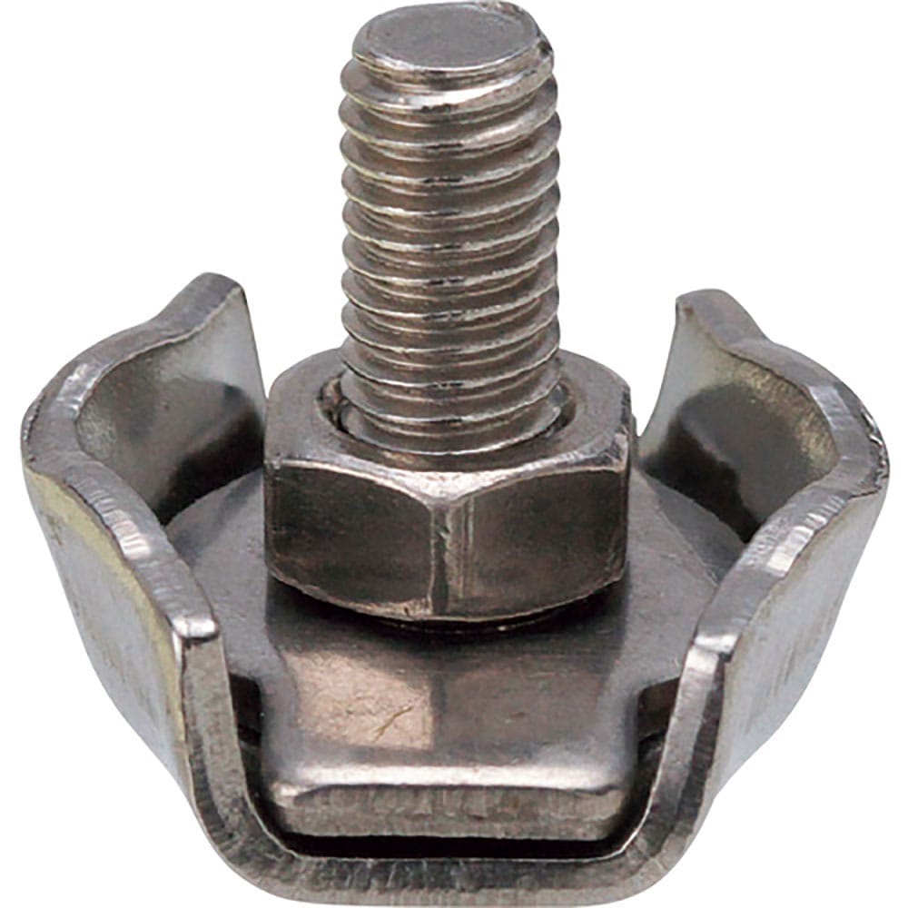 水本 ステンレス シングルワイヤークリップ 使用ロープ径1.5mm B-2362_
