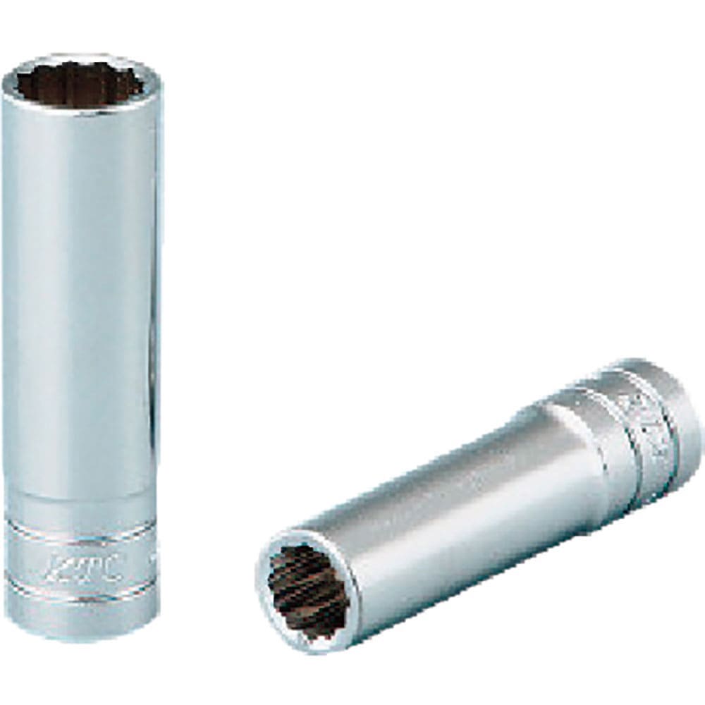 ＫＴＣ　６．３ｓｑ．ディープソケット（十二角）パック・台紙仕様　差込角６．３５ｍｍ　Ｂ２Ｌ－１２袋＿