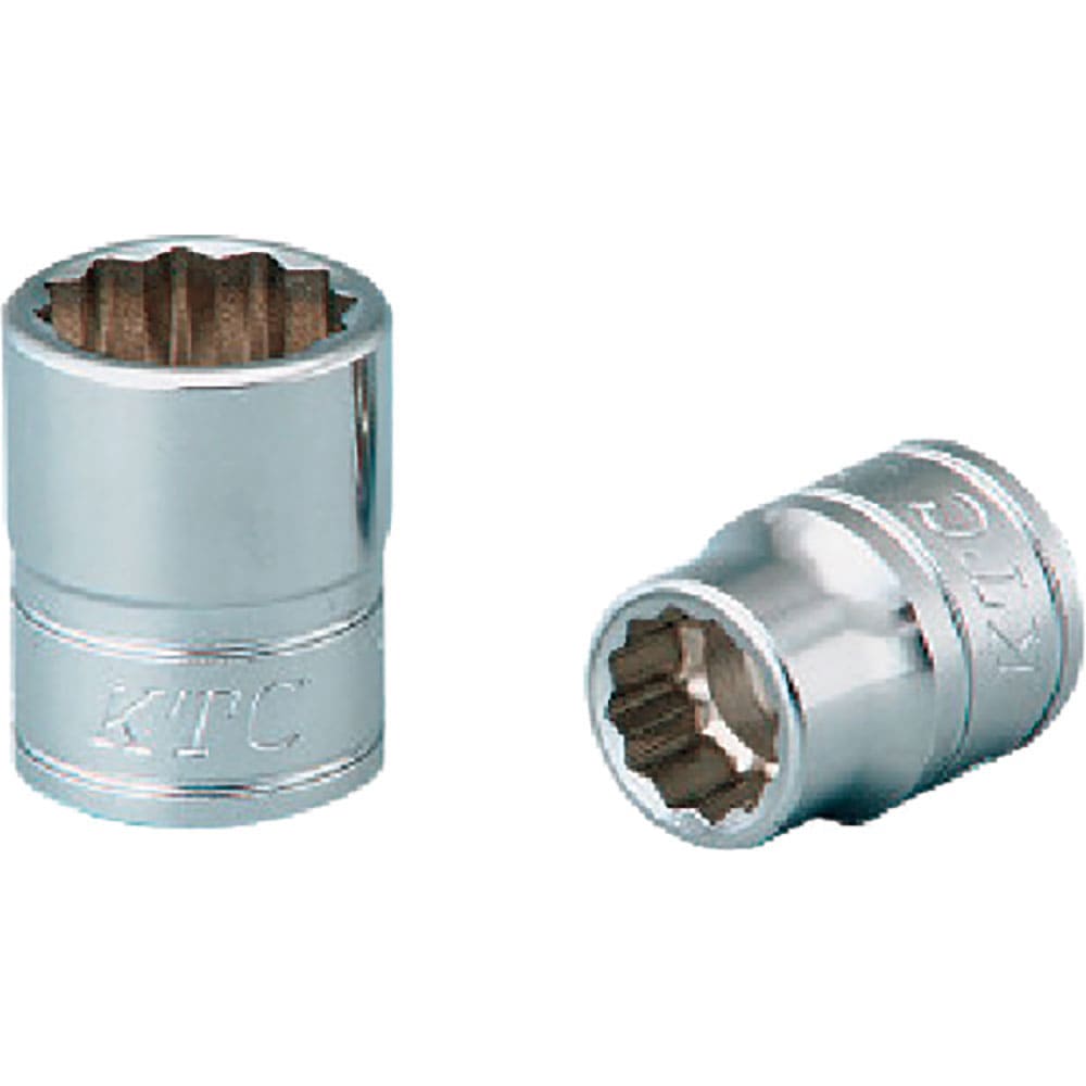 ＫＴＣ　９．５ｓｑ．ソケット（十二角）パック・台紙仕様　差込角９．５ｍｍ　Ｂ３－１２Ｗ袋入り　Ｂ３＿