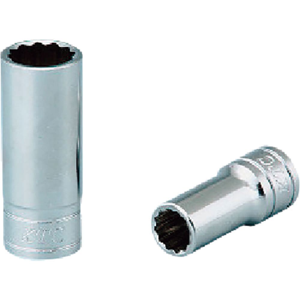 ＫＴＣ　９．５ｓｑ．セミディープソケット（十二角）パック・台紙仕様　差込角９．５ｍｍ　Ｂ３Ｍ－１０＿