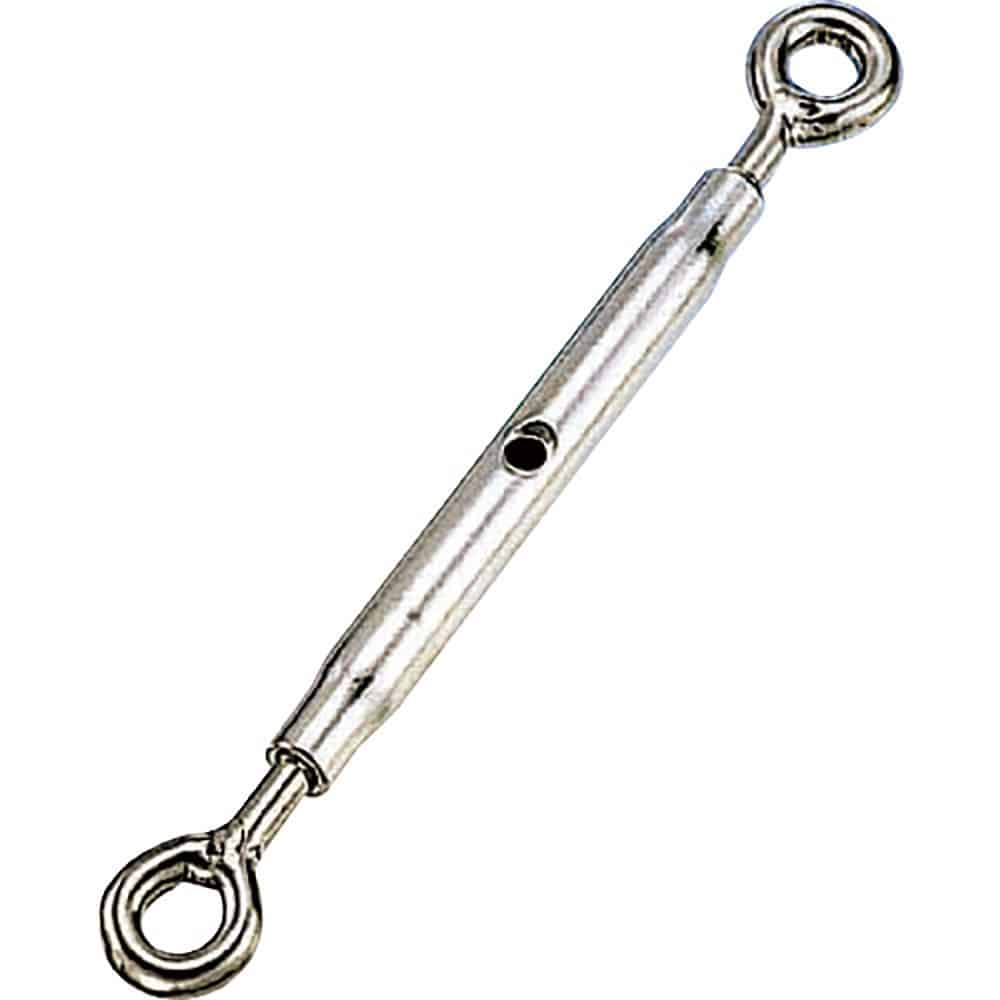 水本 ステンレス パイプターンバックル(アイ&アイ) 捻子径1分5厘 使用荷重1.27kN B-4_