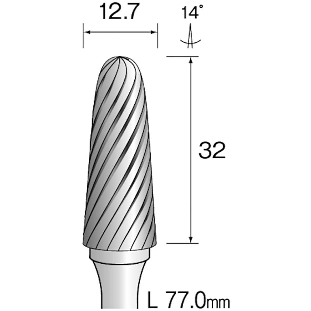 Minimo 超硬カッター スパイラルカット Φ13 BC4265_