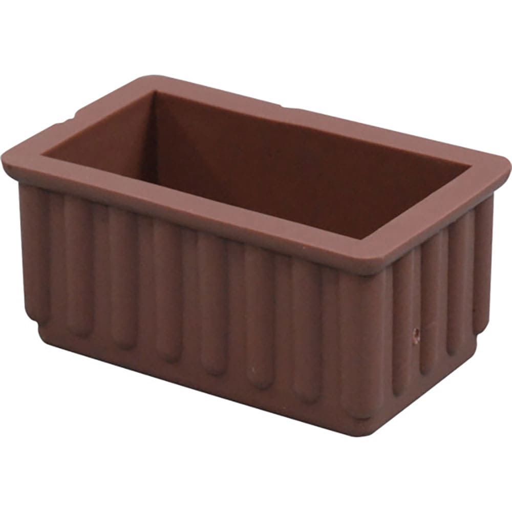 光　イス脚キャップ茶　長角　２４×４５　ＢＥ－２４－２３＿