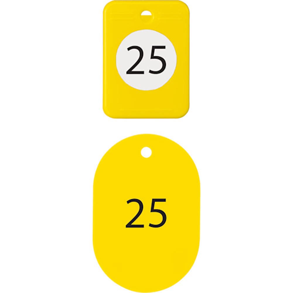 ＯＰ　クロークチケット　２１～４０番　黄　（２０組入）　ＢＦ－１５１－ＹＥ＿