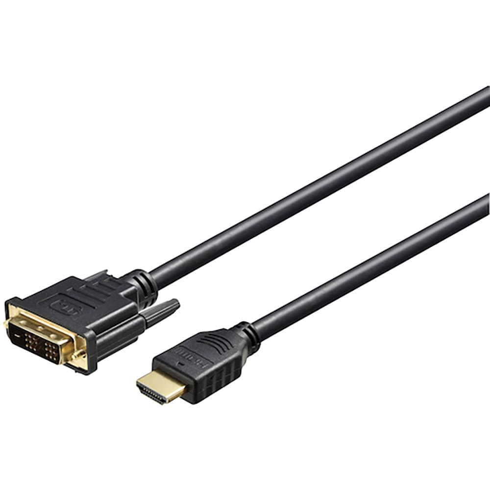 ＢＵＦＦＡＬＯ　ＨＤＭＩケーブル　ＤＶＩ変換　１ｍ　ブラック　ＢＨＤＤＮ１０ＢＫ＿