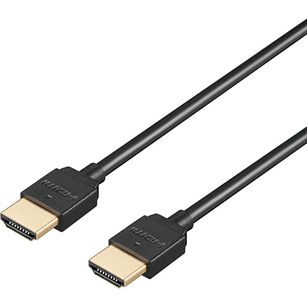 BUFFALO HighSpeed HDMIケーブル やわらかタイプ 1m ブラック BHDY10_