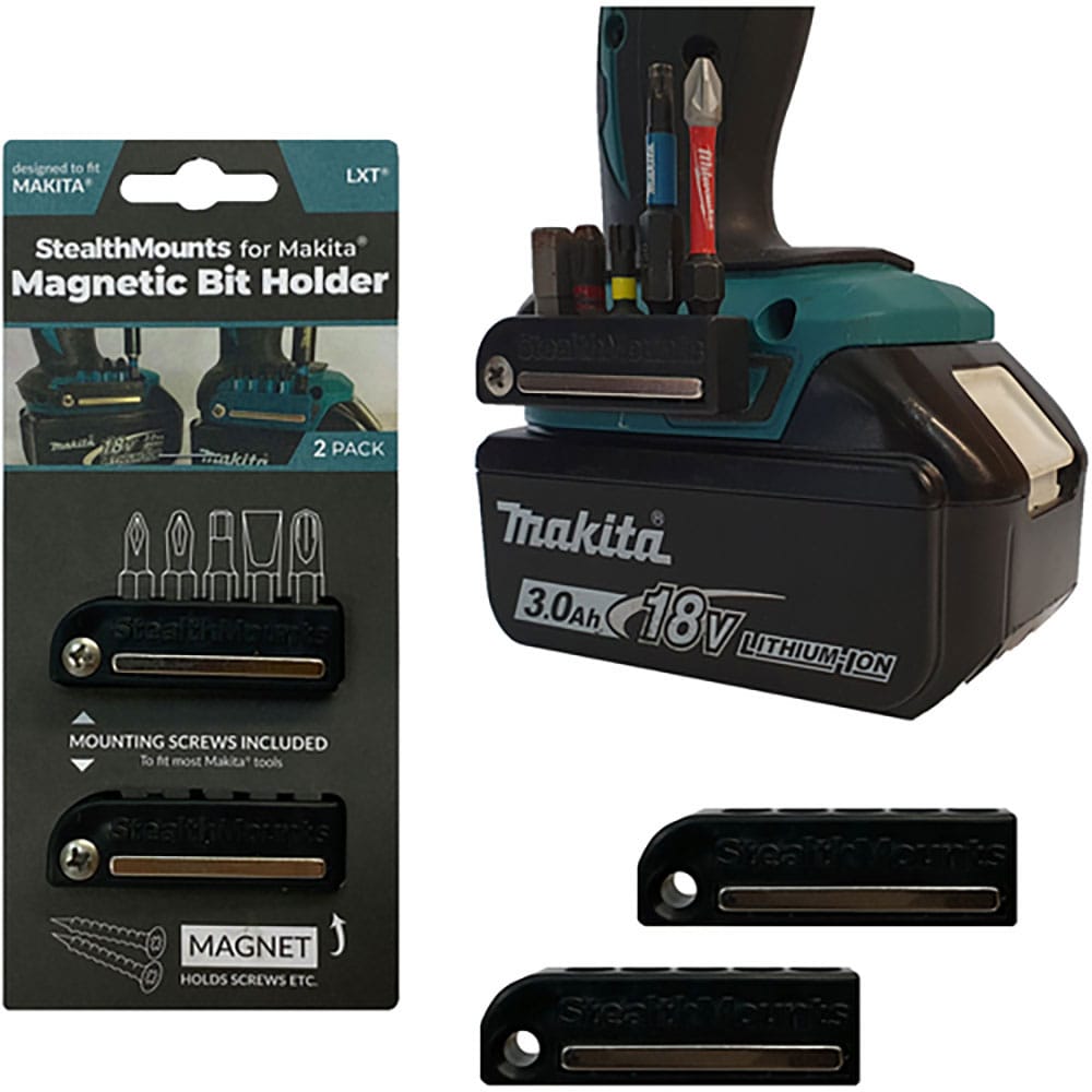 ステルスマウント　マグネットビットホルダーマキタ（２個入り）ブラック　ＢＨ－ＭＫ－ＢＬＫ－２＿