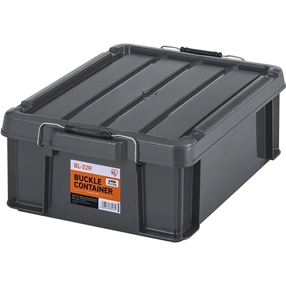 IRIS 299204 バックルコンテナ BL-22R チャコールグレー BL22RH_