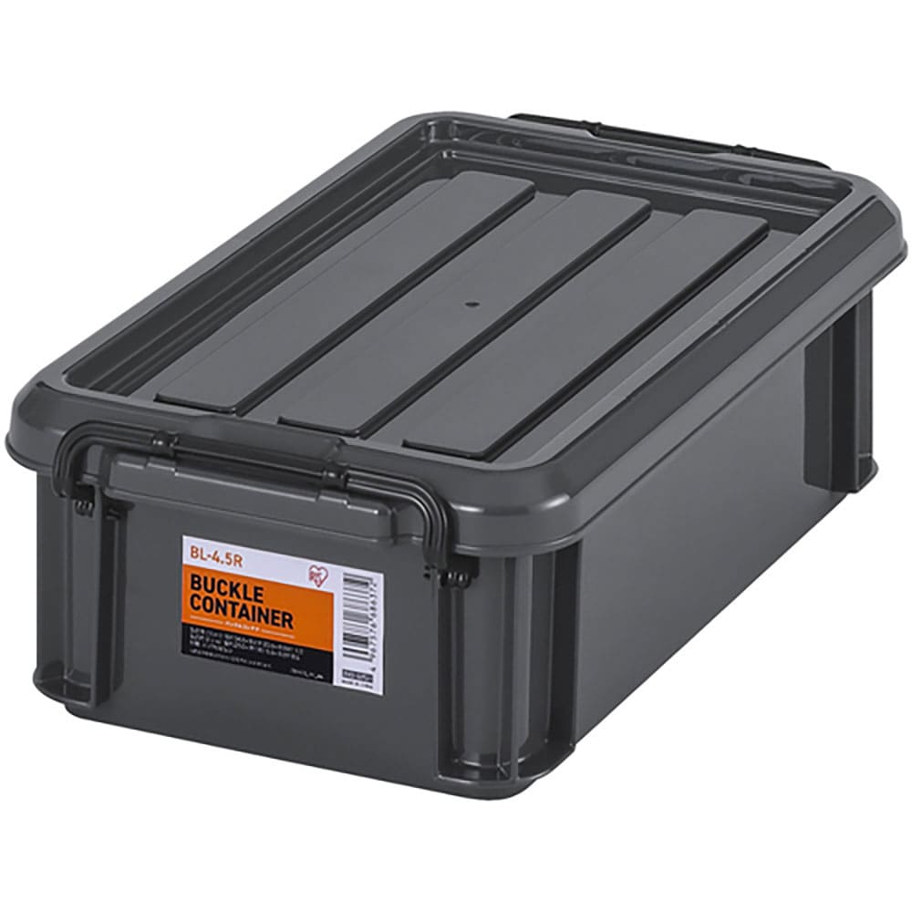 IRIS 299265 バックルコンテナ チャコールグレー BL-4.5R-H_
