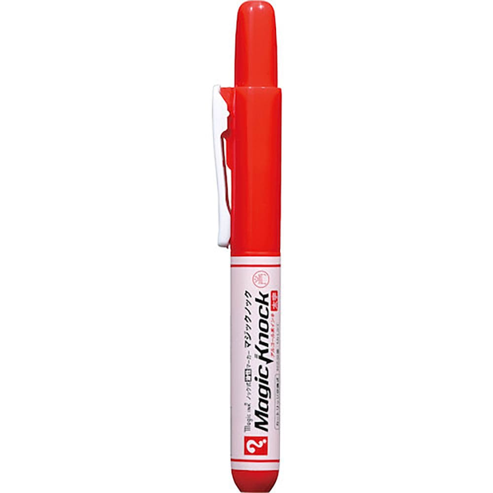 マジックインキ マジックノック 太字 箱売10本セット 赤 B-MKFP-T2_