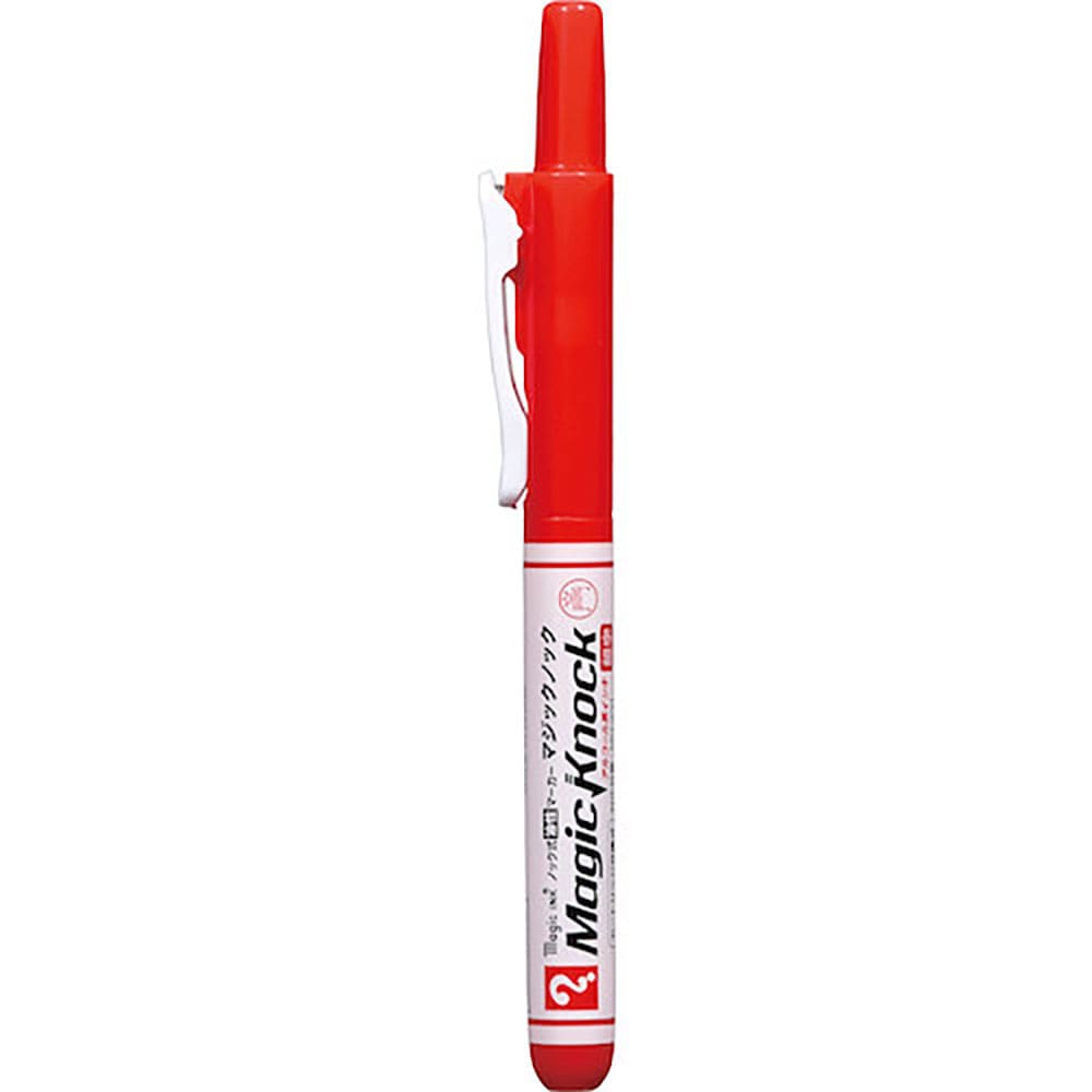 マジックインキ マジックノック 細字 箱売10本セット 赤 B-MKHP-T2_
