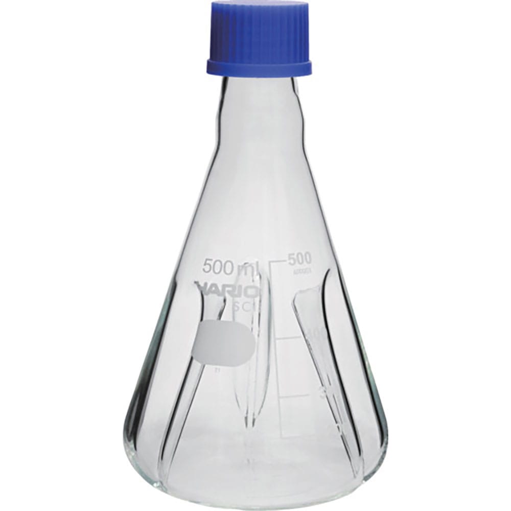 HARIO バッフル付きねじ口三角フラスコ 500mL BNSF-500-SCI_