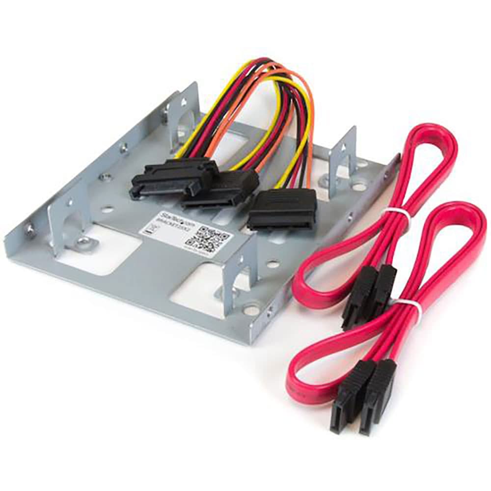 ＳｔａｒＴｅｃｈ　ＳＳＤ　／　ＨＤＤマウンタ／２ｘ　２．５”　ＨＤＤ／ＳＳＤを３．５”ベイに変換／＿