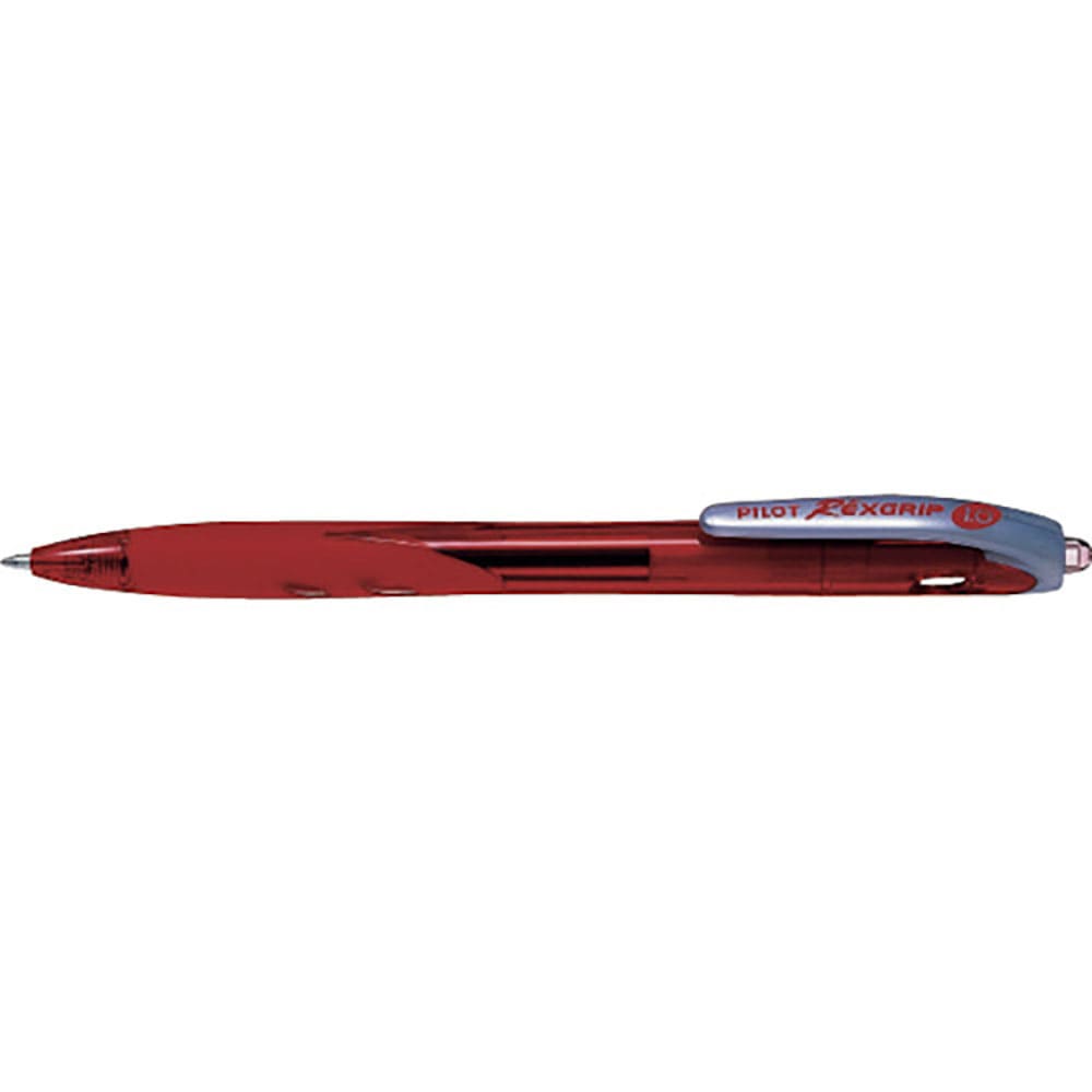 PILOT 油性ボールペン レックスグリップ 中字 レッド BRG-10M-RR_