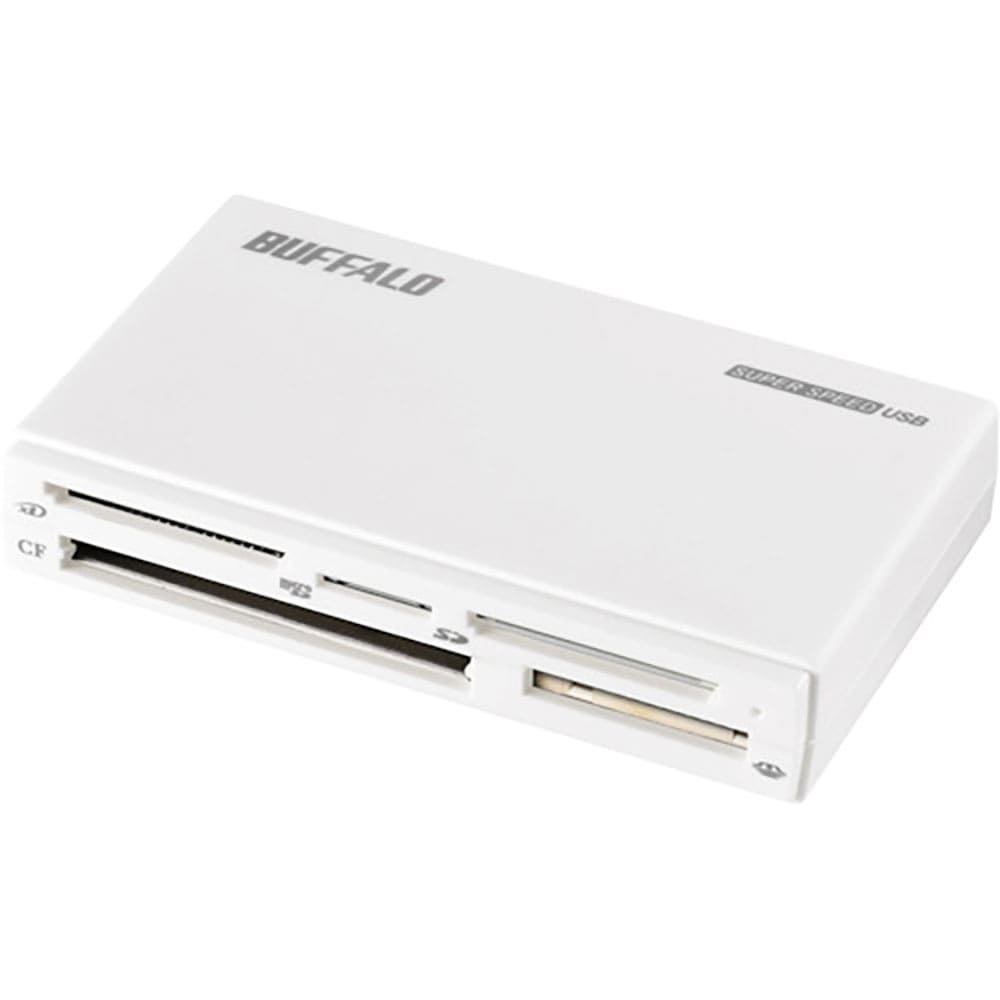 ＢＵＦＦＡＬＯ　ＵＳＢ３．０　マルチカードリーダー　ハイエンドモデル　ホワイト　ＢＳＣＲ５００Ｕ３＿