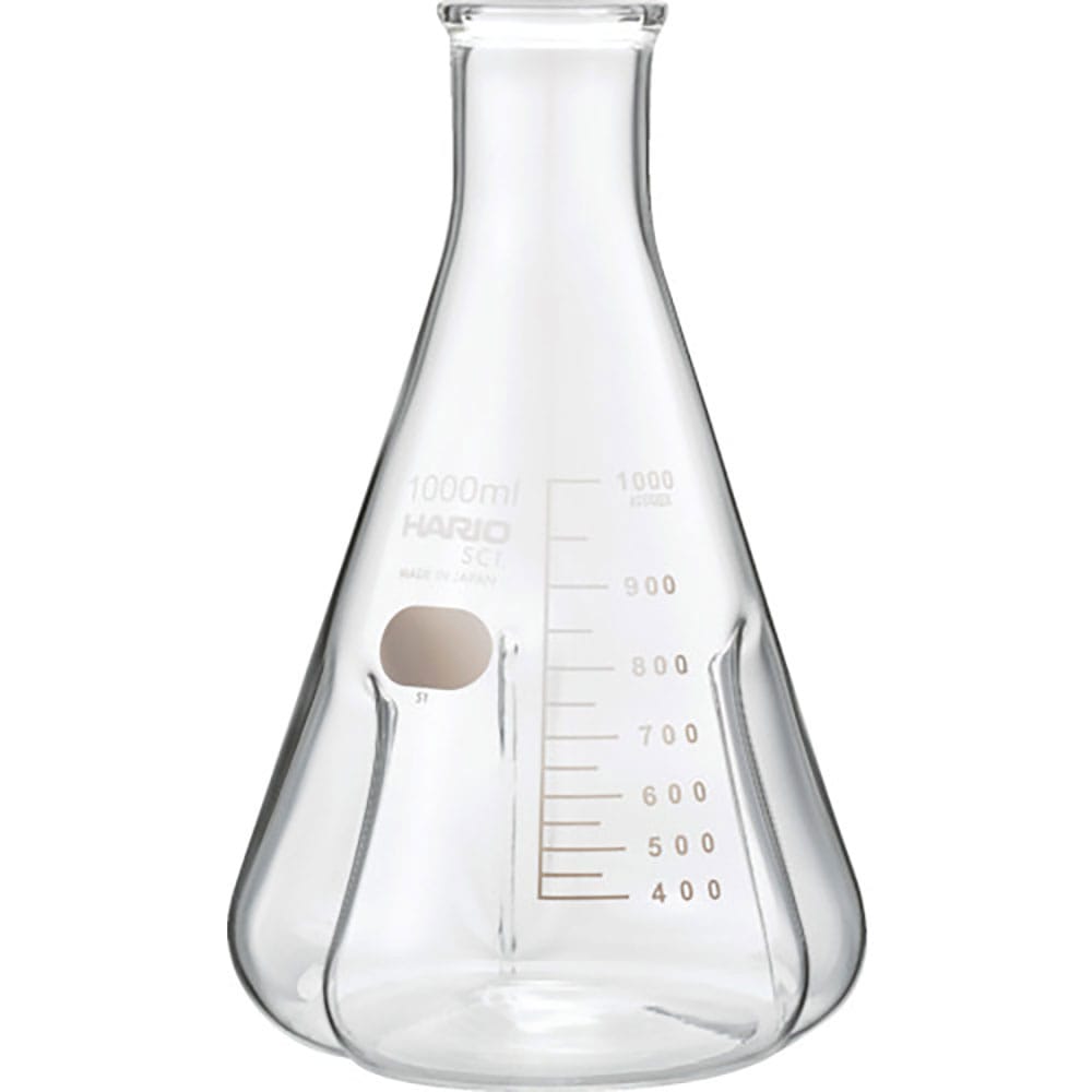HARIO バッフル付き三角フラスコ1000ml BSF-1L-SCI_