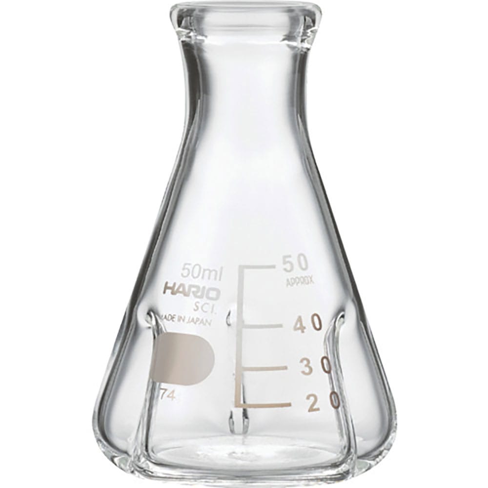 ＨＡＲＩＯ　バッフル付き三角フラスコ５０ｍｌ　ＢＳＦ－５０－ＳＣＩ＿