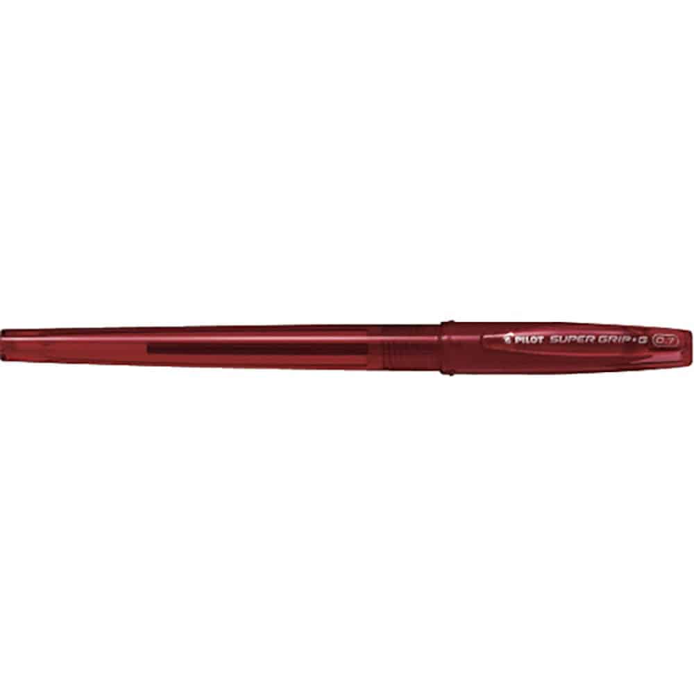 ＰＩＬＯＴ　油性ボールペン　スーパーグリップＧ　キャップ式　レッド　ＢＳＧＣ－１０Ｆ－ＲＲ＿