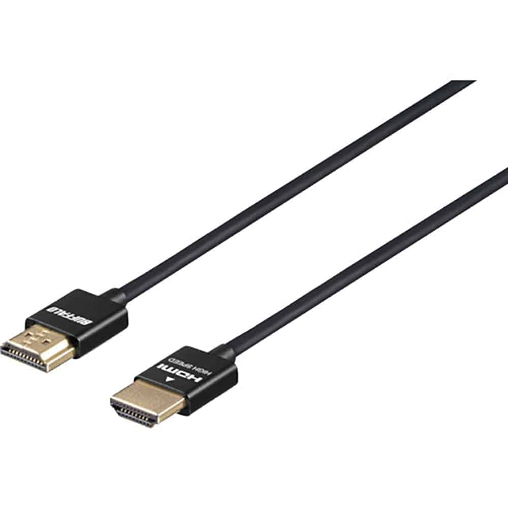 ＢＵＦＦＡＬＯ　イーサネット対応　ＨＩＧＨ　ＳＰＥＥＤ　ＨＤＭＩケーブル　スリムタイプ　１．５ｍ　＿