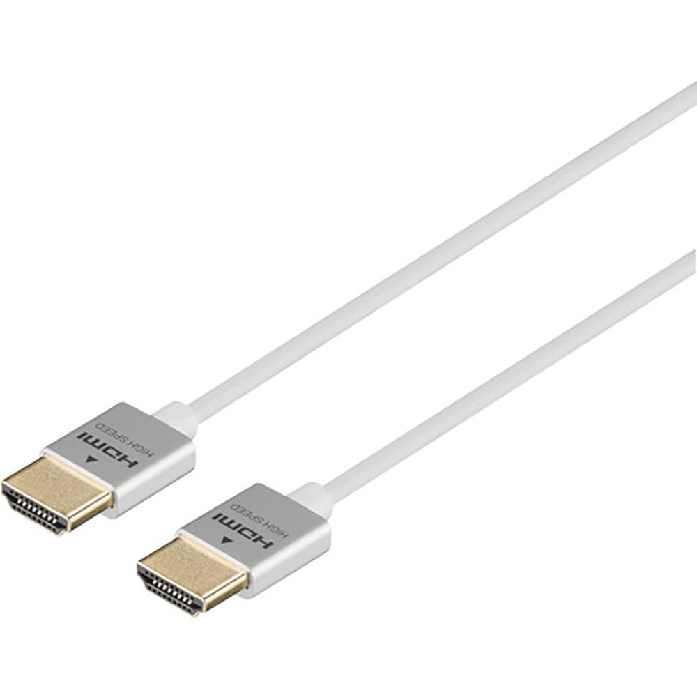 ＢＵＦＦＡＬＯ　ＨＤＭＩケーブル　スリムタイプ　２ｍ　ホワイト　ＢＳＨＤ３Ｓ２０ＷＨ＿