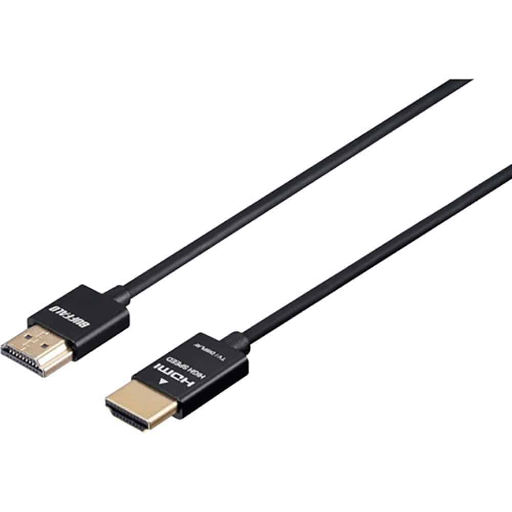 ＢＵＦＦＡＬＯ　イーサネット対応　ＨＩＧＨ　ＳＰＥＥＤ　ＨＤＭＩケーブル　スリムタイプ　５．０ｍ　＿