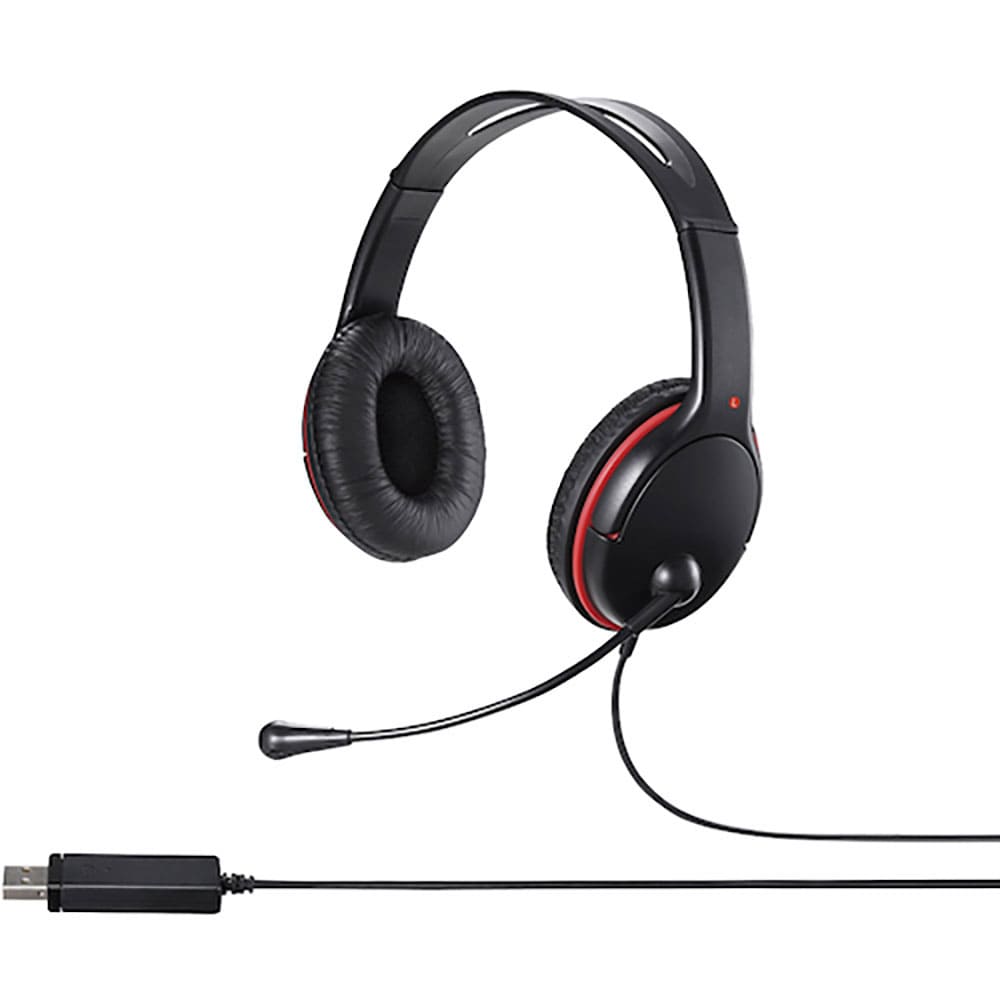ＢＵＦＦＡＬＯ　両耳ヘッドバンド式ヘッドセット　ＵＳＢ　大型ドライバー搭載　ブラック　ＢＳＨＳＨＵ＿