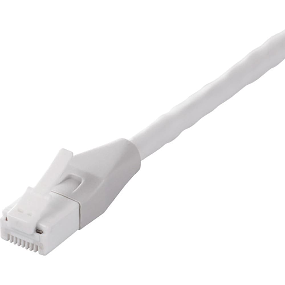 ＢＵＦＦＡＬＯ　Ｃａｔ６Ａ　ツメの折れないＬＡＮケーブル　標準　ストレート　５ｍ　ホワイト　ＢＳＬ＿