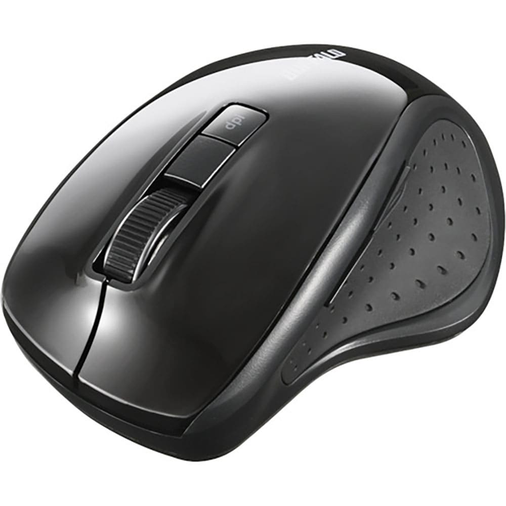BUFFALO 5ボタン Bluetooth5.0 BlueLED マウス ブラック BSMBB3_