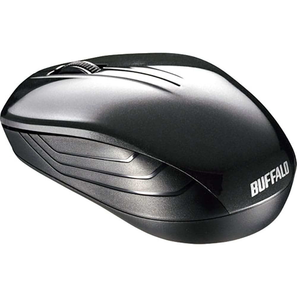 ＢＵＦＦＡＬＯ　無線　ＢｌｕｅＬＥＤ　３ボタン　スタンダードマウス　ブラック　ＢＳＭＢＷ１０７ＢＫ＿
