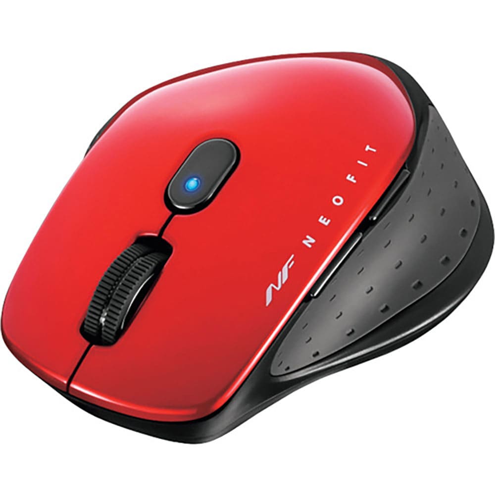 ＢＵＦＦＡＬＯ　無線　ＢｌｕｅＬＥＤ　５ボタン　ＮＥＯＦＩＴマウス　Ｍサイズ　レッド　ＢＳＭＢＷ５＿