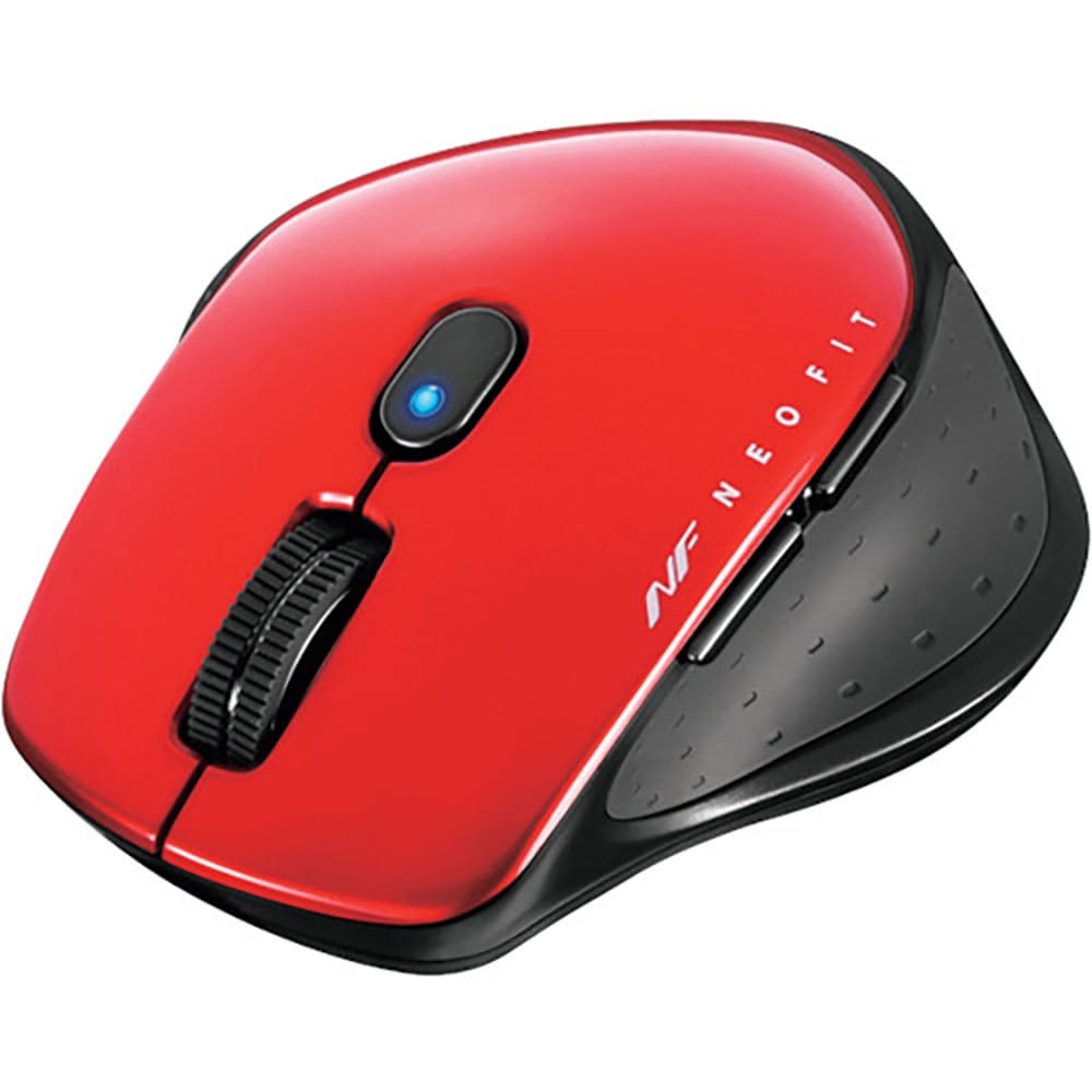 ＢＵＦＦＡＬＯ　無線　ＢｌｕｅＬＥＤ　５ボタン　ＮＥＯＦＩＴマウス　Ｓサイズ　レッド　ＢＳＭＢＷ５＿