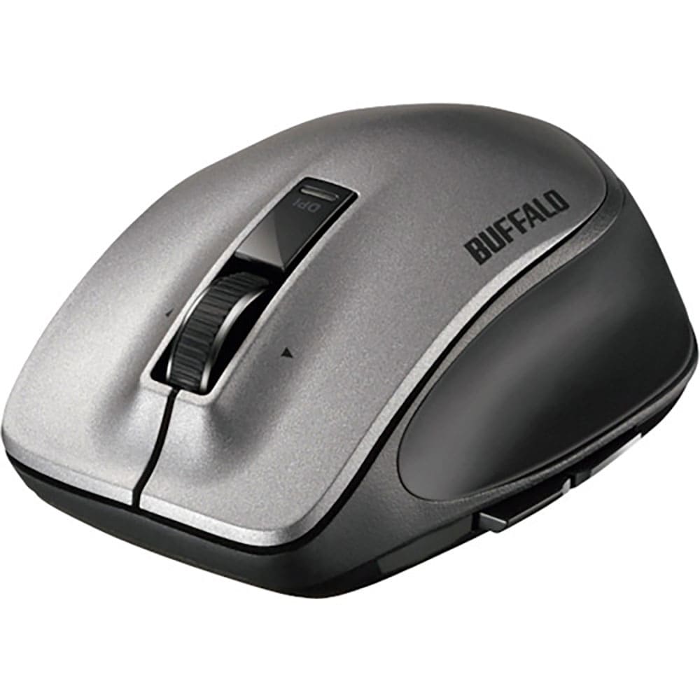 BUFFALO 無線 レーザー プレミアムフィットマウス Mサイズ ブラック BSMLW500MB_