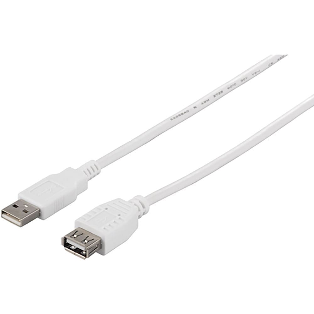 ＢＵＦＦＡＬＯ　ＵＳＢ２．０延長ケーブル（Ａ　ｔｏ　Ａ）　３ｍ　ホワイト　ＢＳＵＡＡ２３０ＷＨ＿