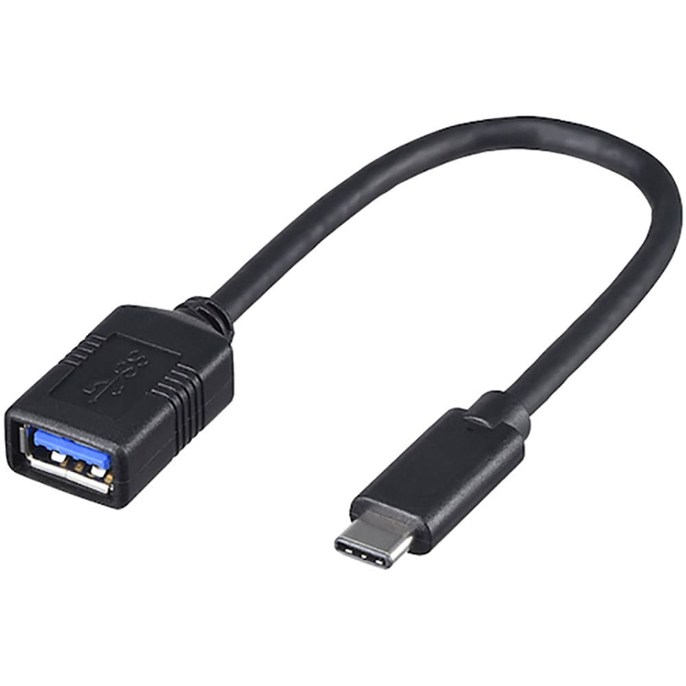 BUFFALO USB3.1 Gen1変換ケーブル(Aメス to C) 0.15m ブラック BS_