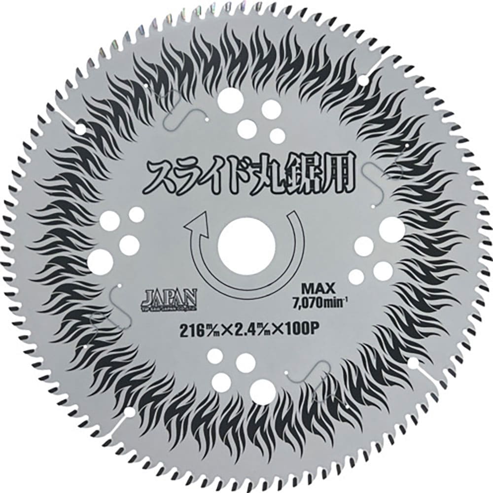 チップソージャパン BESTMAXスライド丸鋸用(充電&100vAC用) BTM-216_