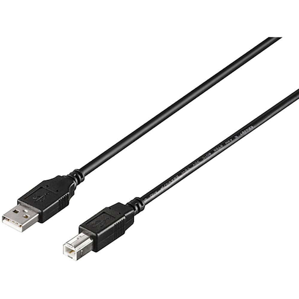 ＢＵＦＦＡＬＯ　ＵＳＢ２．０　Ａ　ｔｏ　Ｂ　カーボン素子練り込みケーブル　３．０ｍ　ブラック　ＢＵ＿