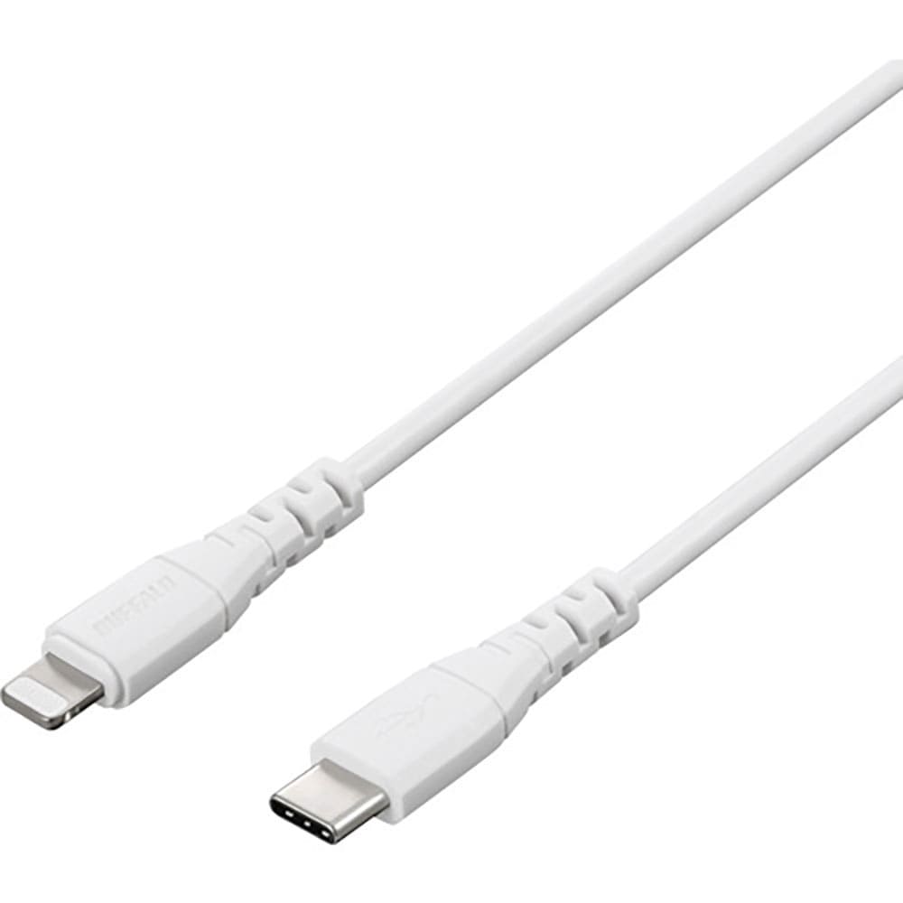 BUFFALO USB2.0 Type-C - Lightning PD対応ケーブル 0.5m ホ_