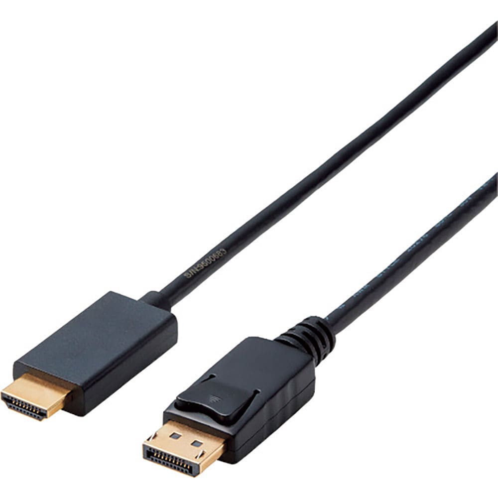 ＥＬＥＣＯＭ　ＤｉｓｐｌａｙＰｏｒｔ用ＨＤＭＩ変換ケーブル　ＣＡＣ－ＤＰＨＤＭＩ１０ＢＫ＿