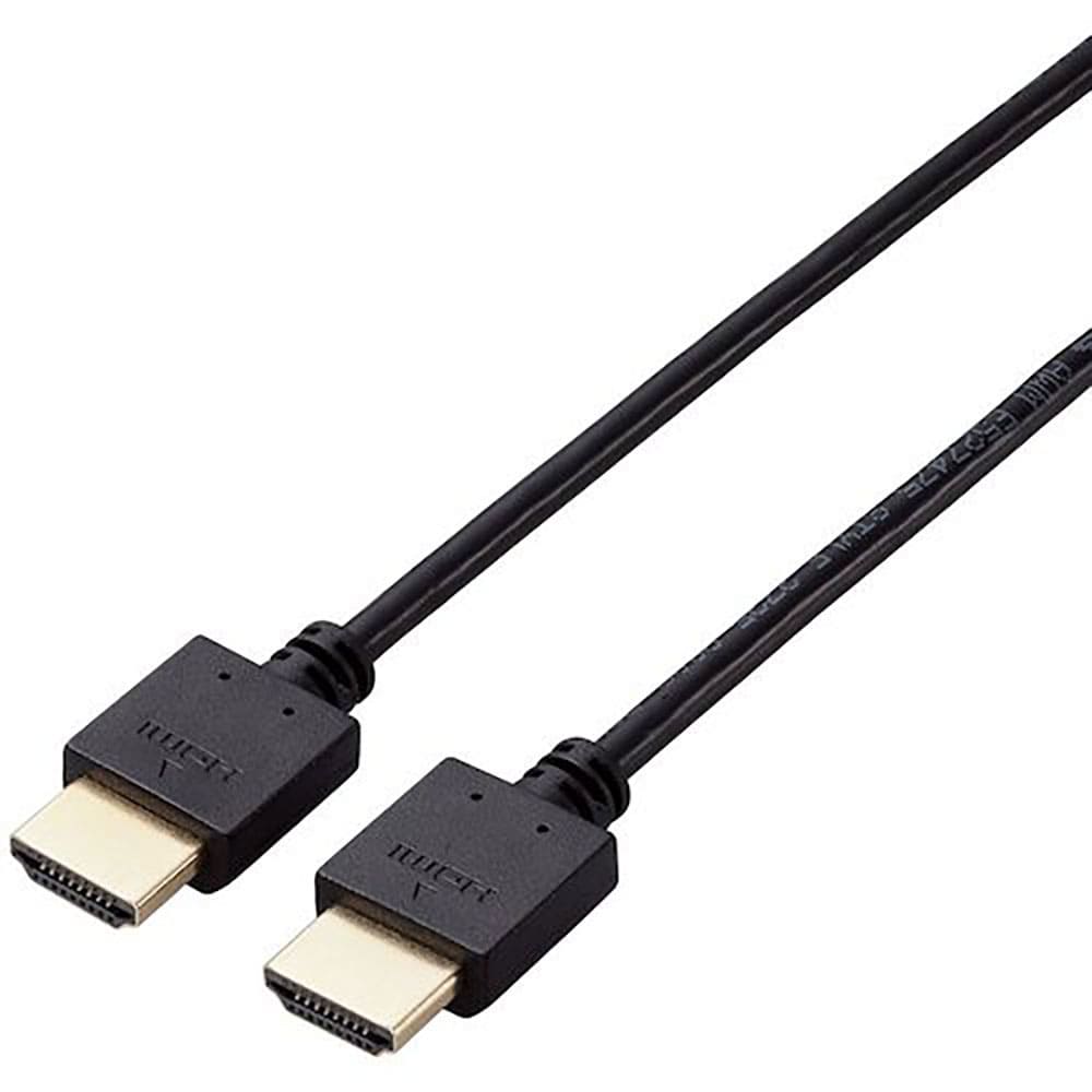 ＥＬＥＣＯＭ　ＨＤＭＩケーブル　イーサネット対応　仕様固定　１ｍ　ブラック　ＣＡＣ－ＨＤ１４１０Ｂ＿
