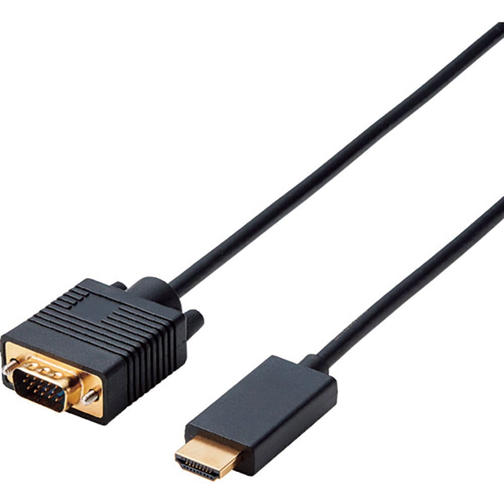 ＥＬＥＣＯＭ　ＨＤＭＩ用ＶＧＡ変換ケーブル　ＣＡＣ－ＨＤＭＩＶＧＡ１０ＢＫ＿