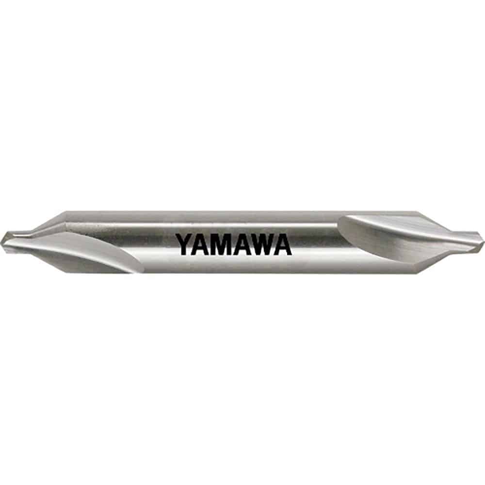 ヤマワ 弱ねじれ溝A形60° 超硬センタ穴ドリル C-CD-S 6X60°X18 C-CD-S-6_